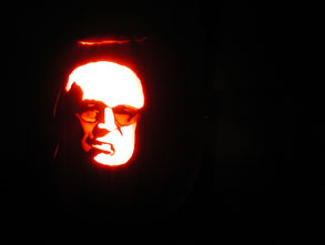 Picture of Dick Cheney Pumpkin