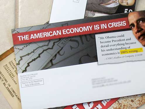 picture of political junk mail